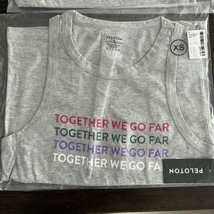 Peloton Sz S Gray Tank NWT never worn